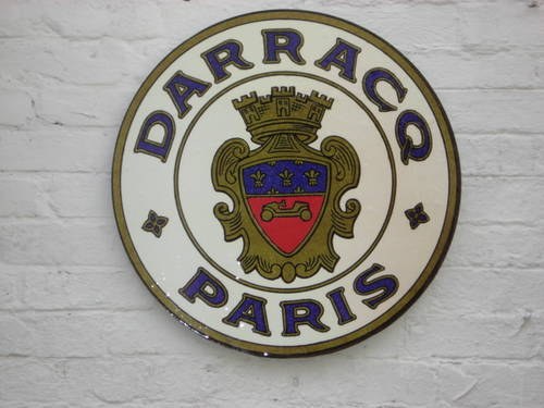 Darracq garage sign For Sale