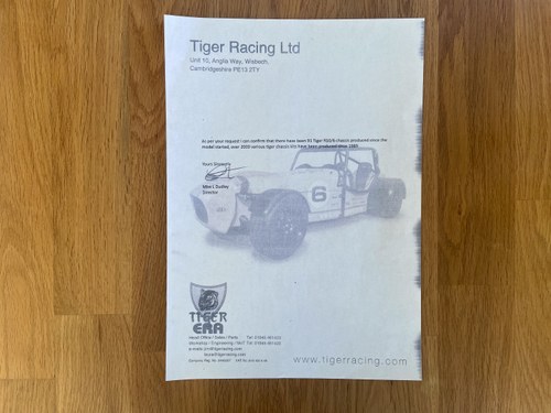 2013 ERA Tiger R6 Road, Track or Hill Climb Car till salu (bild 139 av 145)