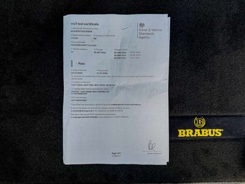 2011 Mercedes-Benz (W463) G55 AMG 'Brabus' For Sale (picture 144 of 151)