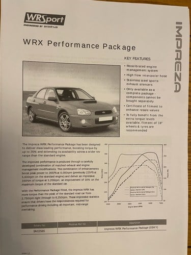 2003 Subaru Impreza WRX - Prodrive Performance Package Te koop (foto 136 van 139)