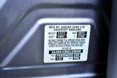 2012 Jaguar XJ Saloon 5,0L V8 zum Verkauf (Bild 33 von 77)