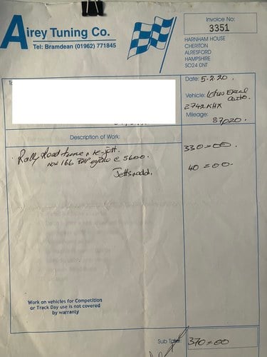 1987 Lotus Excel SA For Sale (picture 136 of 137)