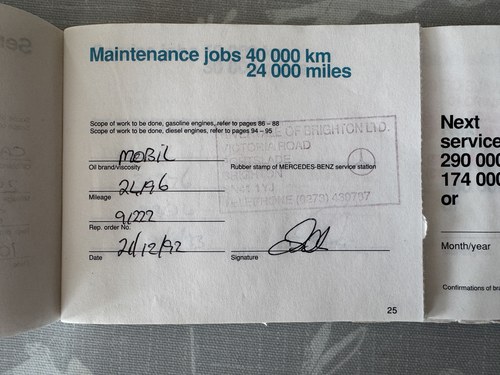 1991 Mercedes-Benz 190E (W201) à venda (imagem 171 de 212)