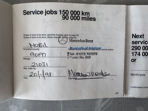 1991 Mercedes-Benz 190E (W201) à venda (imagem 182 de 212)