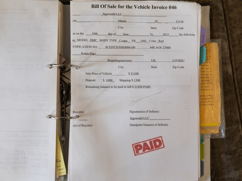 1981 DeLorean DMC-12 Te koop (foto 115 van 147)