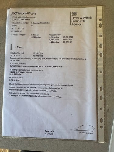 1998 Lotus Elise S1 For Sale (picture 111 of 112)