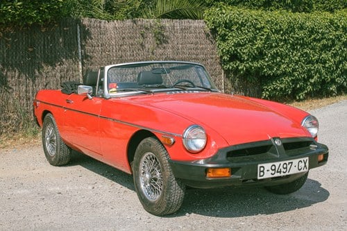 1978 MG MGB Roadster LHD En venta (imagen 1 de 43)