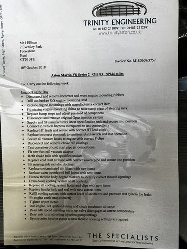 1973 Aston Martin V8 Series 2 RHD Manual For Sale (picture 153 of 154)