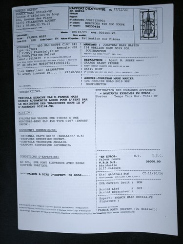 1980 Mercedes Benz 450SLC C107 à vendre (picture 169 of 175)