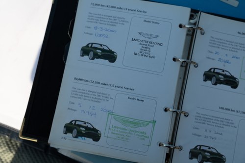 1995 Aston Martin DB7 Coupe Manual In vendita (immagine 167 di 170)