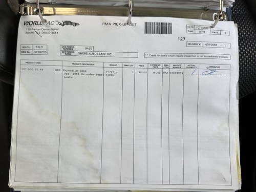 1986 Mercedes-Benz 560 SL R107 à vendre (picture 134 of 201)