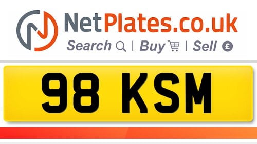 Private Registration 98 KSM - For Sale For Sale