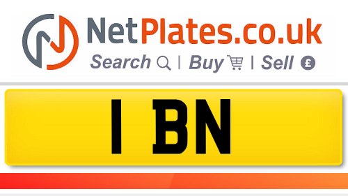 Private Registration 1 BN - For Sale A vendre