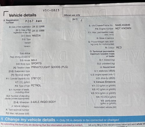 1996 Mazda Eunos Roadster VR Limited Combination "A" Te koop (foto 116 van 116)
