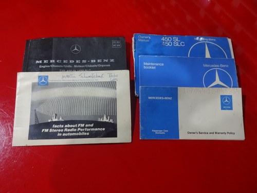 1978 Mercedes-Benz 450 SL R107 à vendre (picture 129 of 162)