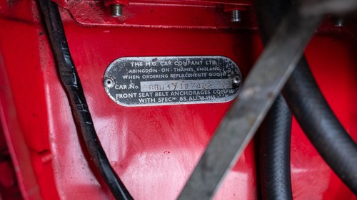 1967 MG MGB GT Webber Carburettor x ‘Sebring' Style Bumpers Te koop (foto 213 van 268)