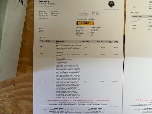 1980 Triumph Spitfire 1500 Te koop (foto 213 van 222)