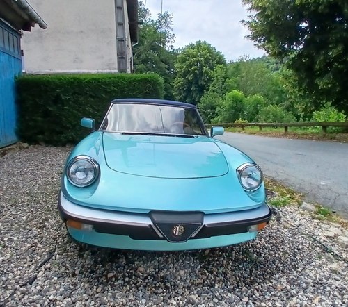 1983 Alfa Romeo Spider 2000 Series 3 ‘Triple Blue’ LHD till salu (bild 16 av 63)