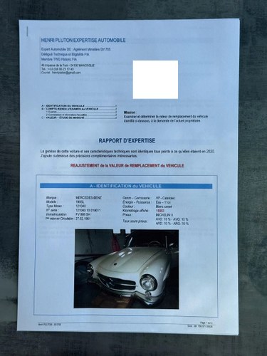 1961 Mercedes-Benz 190SL W121 For Sale (picture 142 of 149)