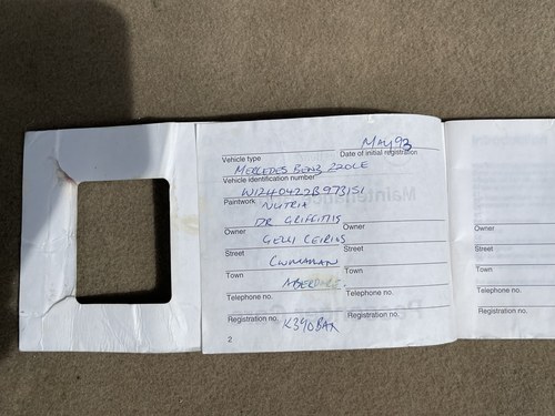 1993 Mercedes-Benz 220CE W124 En venta (imagen 146 de 178)