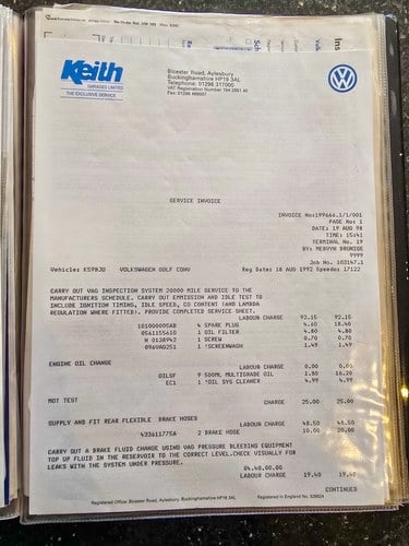 1992 Volkswagen Golf GTI Rivage Cabriolet Mk1 - 48,280 Miles à venda (imagem 290 de 313)