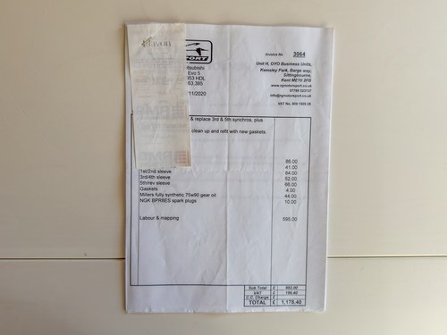 1998 Mitsubishi Lancer Evolution V GSR For Sale (picture 199 of 209)