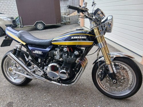 1976 Kawasaki Z900 Blue Gold Te koop