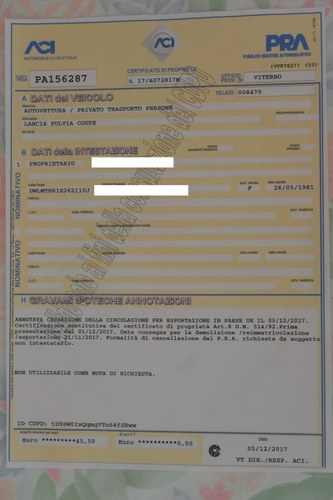1965 Lancia Fulvia Coupé 1.2 Te koop (foto 133 van 144)
