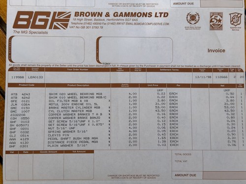 1965 MG MGB Roadster 1.9-litre Rally-Prepared For Sale (picture 255 of 260)