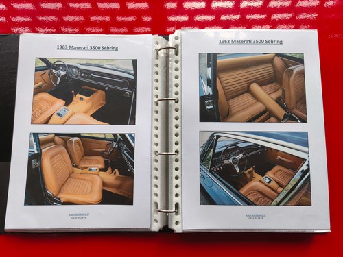 1963 Maserati 3500 GT Sebring (Series 1) Coupe "Full restoration" For Sale (picture 178 of 245)