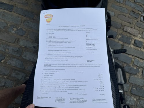 2001 Ducati M4 Monster S4 Type M4 / Variant 00 / Version AA à vendre (picture 95 of 108)