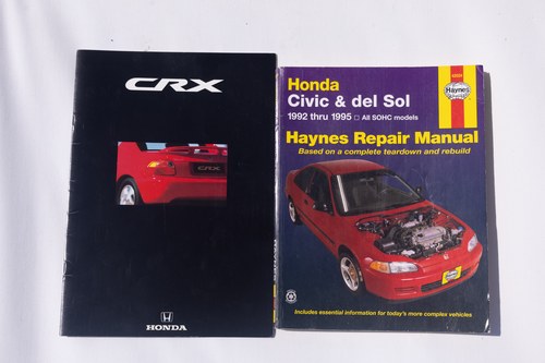 1993 Honda CRX ESi De Sol 1.6L VTEC Automatic till salu (bild 102 av 104)