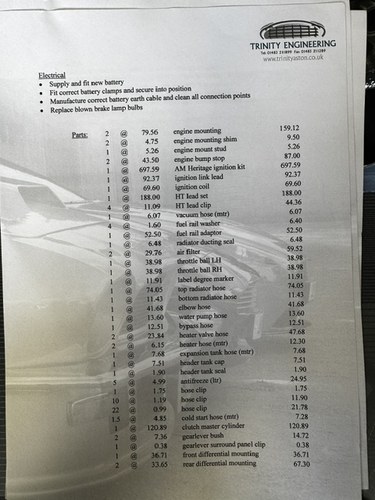 1973 Aston Martin V8 Series 2 RHD Manual En venta (imagen 128 de 159)