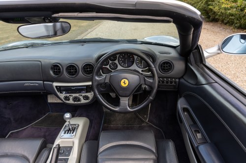 2001 Ferrari 360 Spider Manual Te koop (foto 95 van 279)