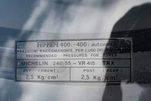 1982 Ferrari 400i Manual LHD Series 1 For Sale (picture 109 of 133)