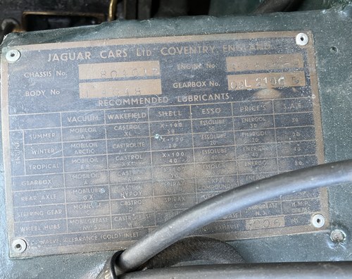 1955 Jaguar XK140 Fixed head Coupé For Sale (picture 66 of 86)
