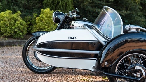 1959 Panther Model 100 ‘600 Sloper’ and Garrard Sidecar For Sale (picture 89 of 118)