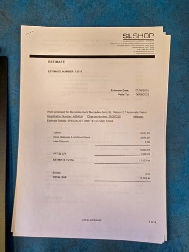 1984 Mercedes-Benz 280 SL R107 - 38,955 miles For Sale (picture 293 of 313)