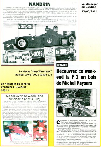 2001 Formula One Wooden Race Car Display Piece à vendre (picture 73 of 139)