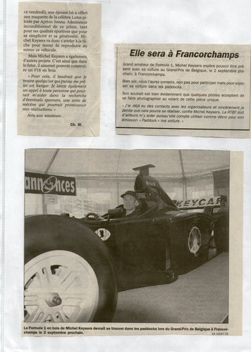 2001 Formula One Wooden Race Car Display Piece à vendre (picture 81 of 139)