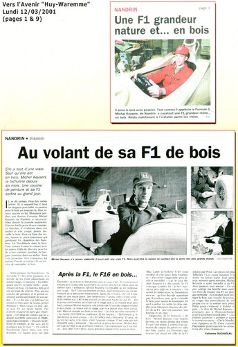 2001 Formula One Wooden Race Car Display Piece à vendre (picture 83 of 139)