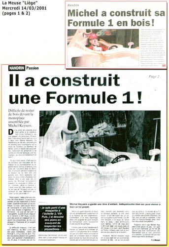 2001 Formula One Wooden Race Car Display Piece à vendre (picture 84 of 139)