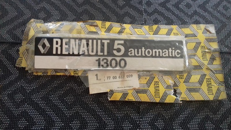 RENAULT 5 (R5) - 1 RENAULT 5 (R5) - 1