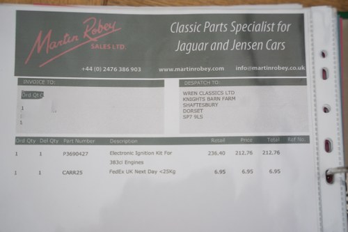 1970 Jensen Interceptor 6.3L Mark II RHD En venta (imagen 182 de 187)