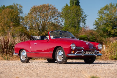 1968 Volkswagen Karmann Ghia Convertible 1600cc RHD à vendre (picture 1 of 109)