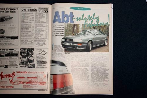 1990 Audi 80 2L 16V Quattro B3 One off Factory-Sanctioned ‘By ABT B300’ zum Verkauf (Bild 149 von 152)