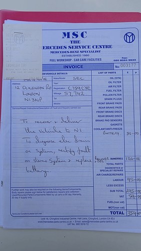 1985 Mercedes-Benz 500SEC C126 Series 1 For Sale (picture 148 of 155)