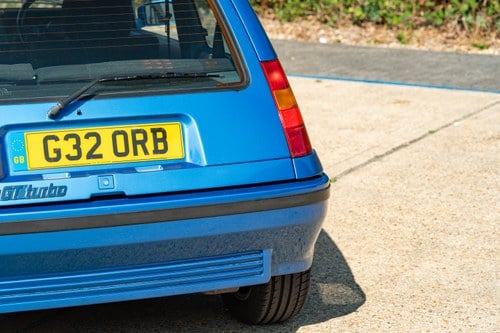 1989 Renault 5 GT Turbo Phase 2 RHD à venda (imagem 64 de 95)