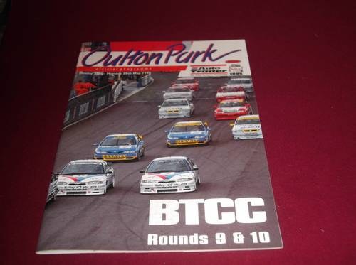 BTCC Official Programme Oulton Park May 1995. In vendita