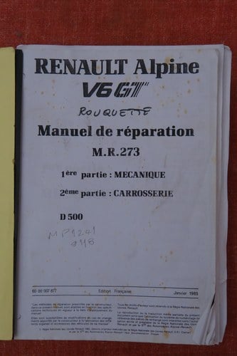 1986 Renault Alpine GTA V6 GT For Sale (picture 130 of 143)
